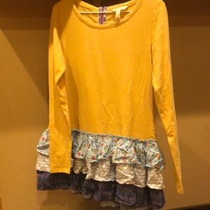 Matilda Jane ruffle bottom long sleeve top